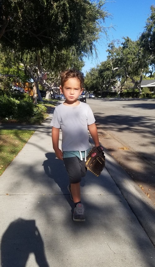 Henry Walking With Glove