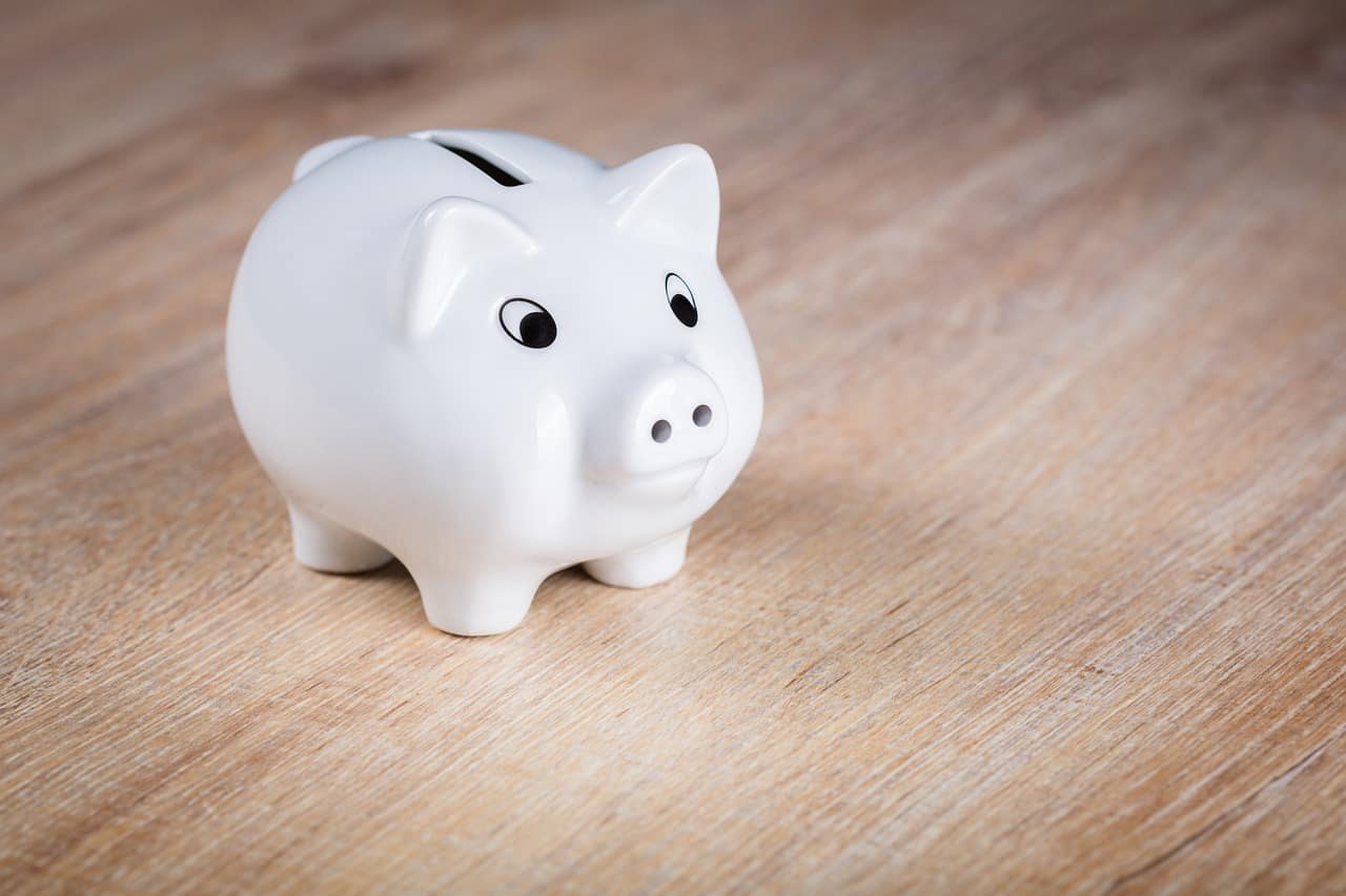 White Piggy Bank