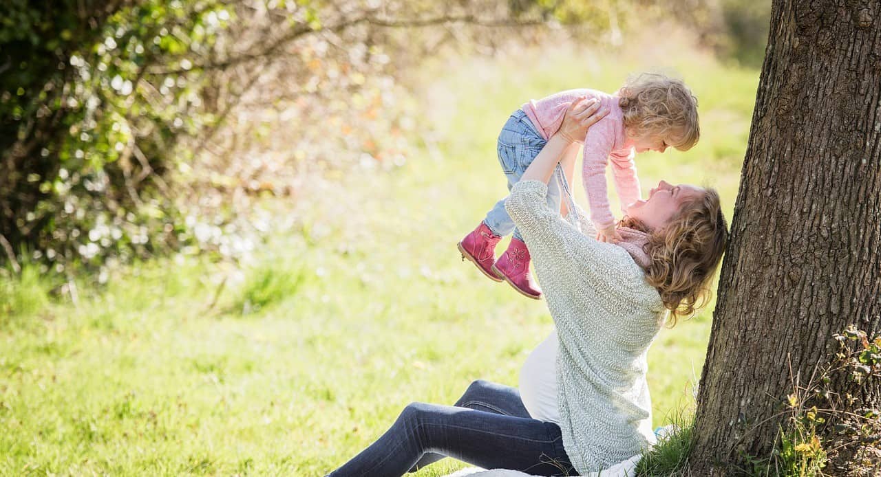 Mom and daughter